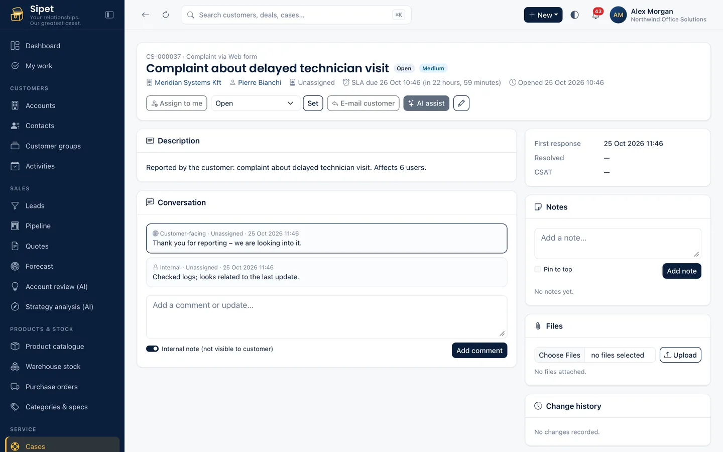Sipet – Service
